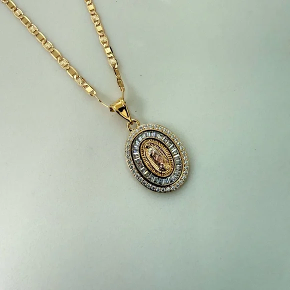 14k Gold Filled Guadalupe Necklace - Picture 4 of 5